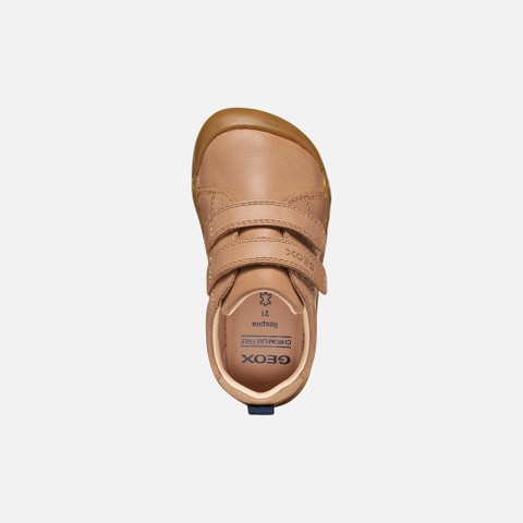 Chaussures Barefoot souples STEPPIEUP B&Eacute;B&Eacute; Cognac - image number 5 | GEOX
