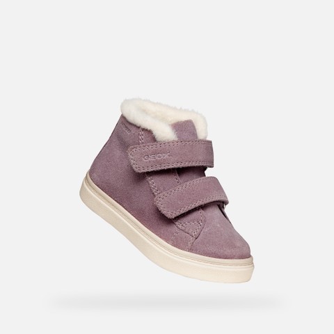 Velcro shoes NASHIK   TODDLER GIRL Light Prune - image number 4 | GEOX