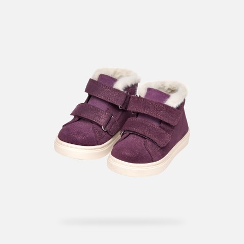 Sneakers with straps NASHIK   TODDLER GIRL Violet - image number 7 | GEOX