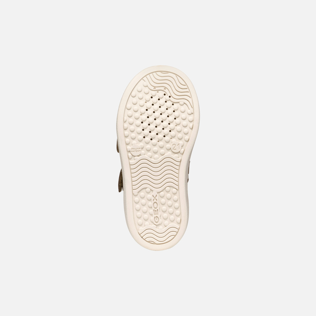 Sneakers with straps NASHIK TODDLER GIRL Smoke Grey - image number 6 | GEOX