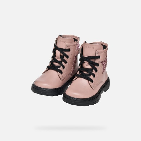 Mid calf boots KIDDARTAH TODDLER GIRL Old Rose - image number 7 | GEOX