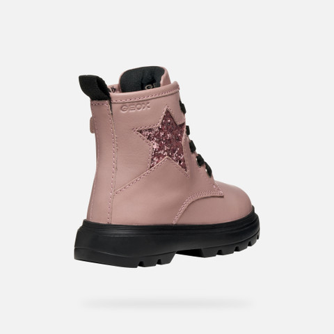 Mid calf boots KIDDARTAH TODDLER GIRL Old Rose - image number 4 | GEOX