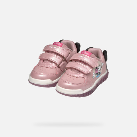 Disney Minnie LIGHTYLOO BABY Old Rose/Black - image number 8 | GEOX