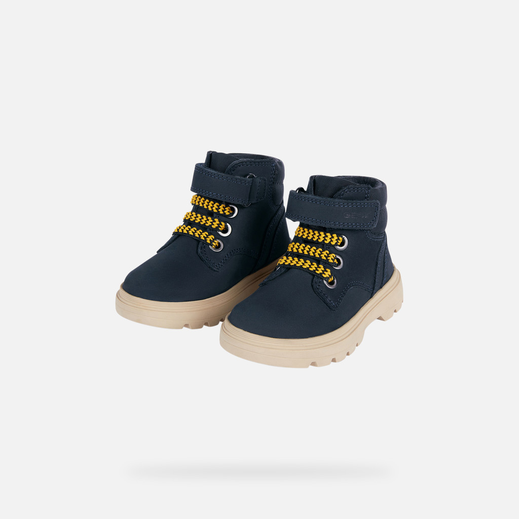 Mid calf boots KIDDARTAH TODDLER BOY Navy/Black - image number 7 | GEOX