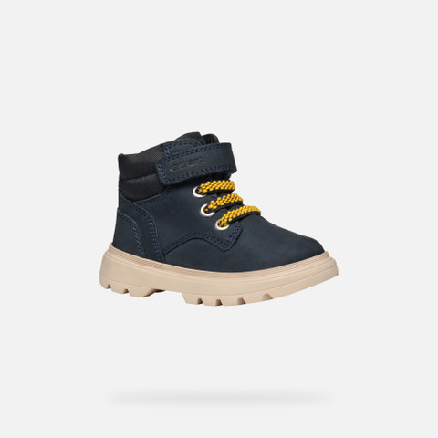 Mid calf boots KIDDARTAH TODDLER BOY Navy/Black - image number 2 | GEOX