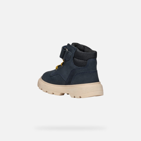 Mid calf boots KIDDARTAH TODDLER BOY Navy/Black - image number 3 | GEOX