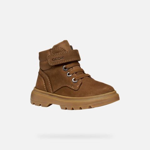 Mid calf boots KIDDARTAH TODDLER BOY Tobacco - image number 2 | GEOX