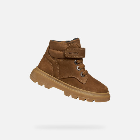 Mid calf boots KIDDARTAH TODDLER BOY Tobacco - image number 0 | GEOX