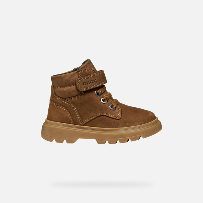 Mid calf boots KIDDARTAH TODDLER BOY Tobacco | GEOX