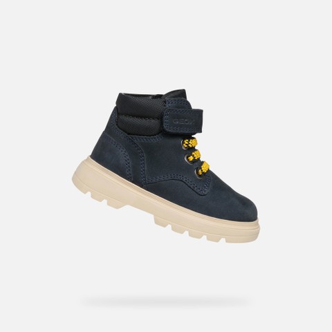 Zapatillas con velcro KIDDARTAH NI&Ntilde;O PEQUE&Ntilde;O Azul marino/Negro | GEOX