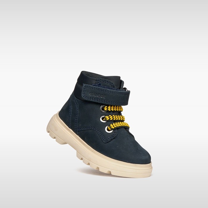 Zapatillas con velcro KIDDARTAH NI&Ntilde;O PEQUE&Ntilde;O Azul marino/Negro | GEOX