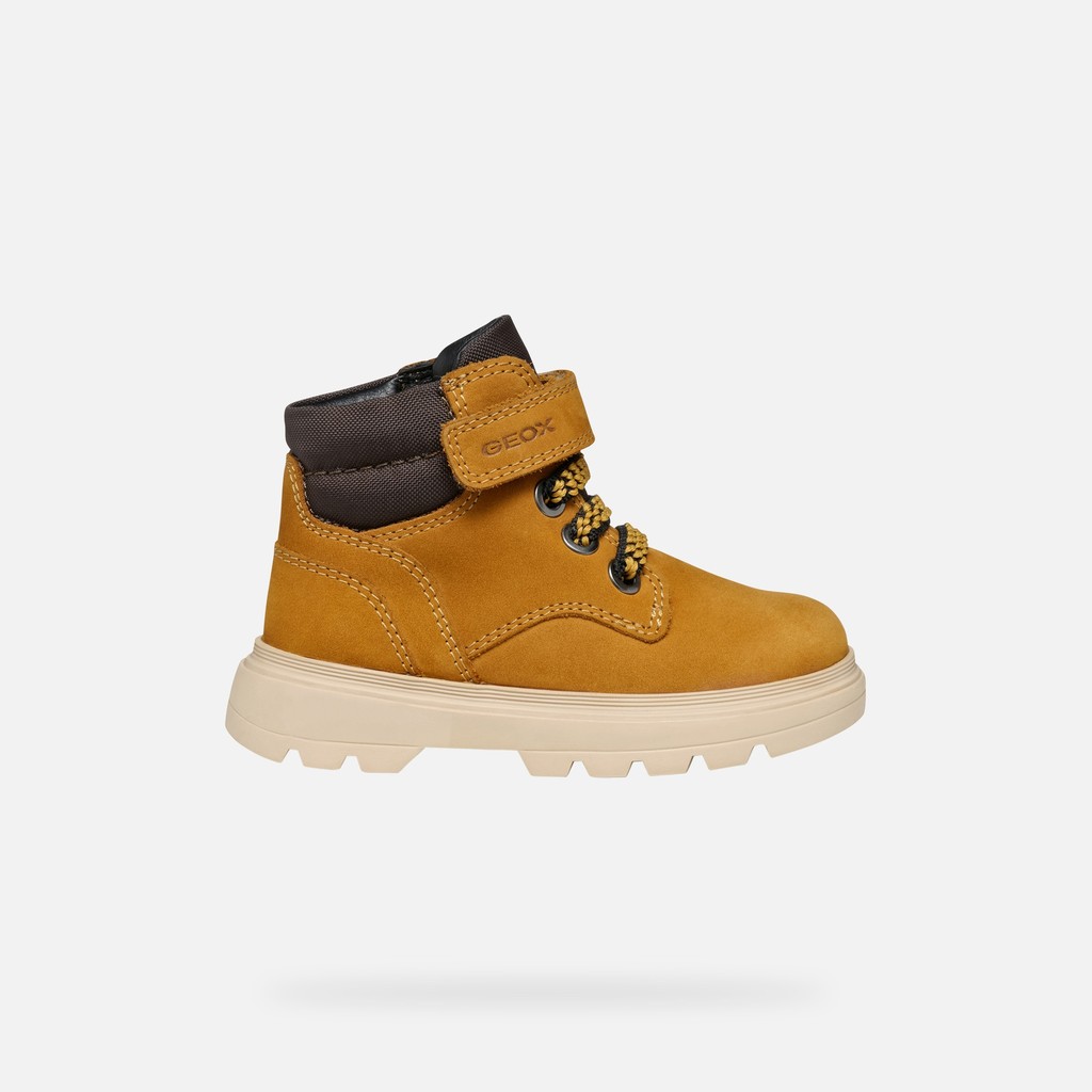 Velcro shoes KIDDARTAH TODDLER BOY Dark Yellow - image number 1 | GEOX