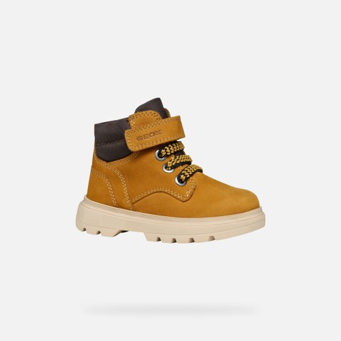 Velcro shoes KIDDARTAH TODDLER BOY Dark Yellow - image number 2 | GEOX