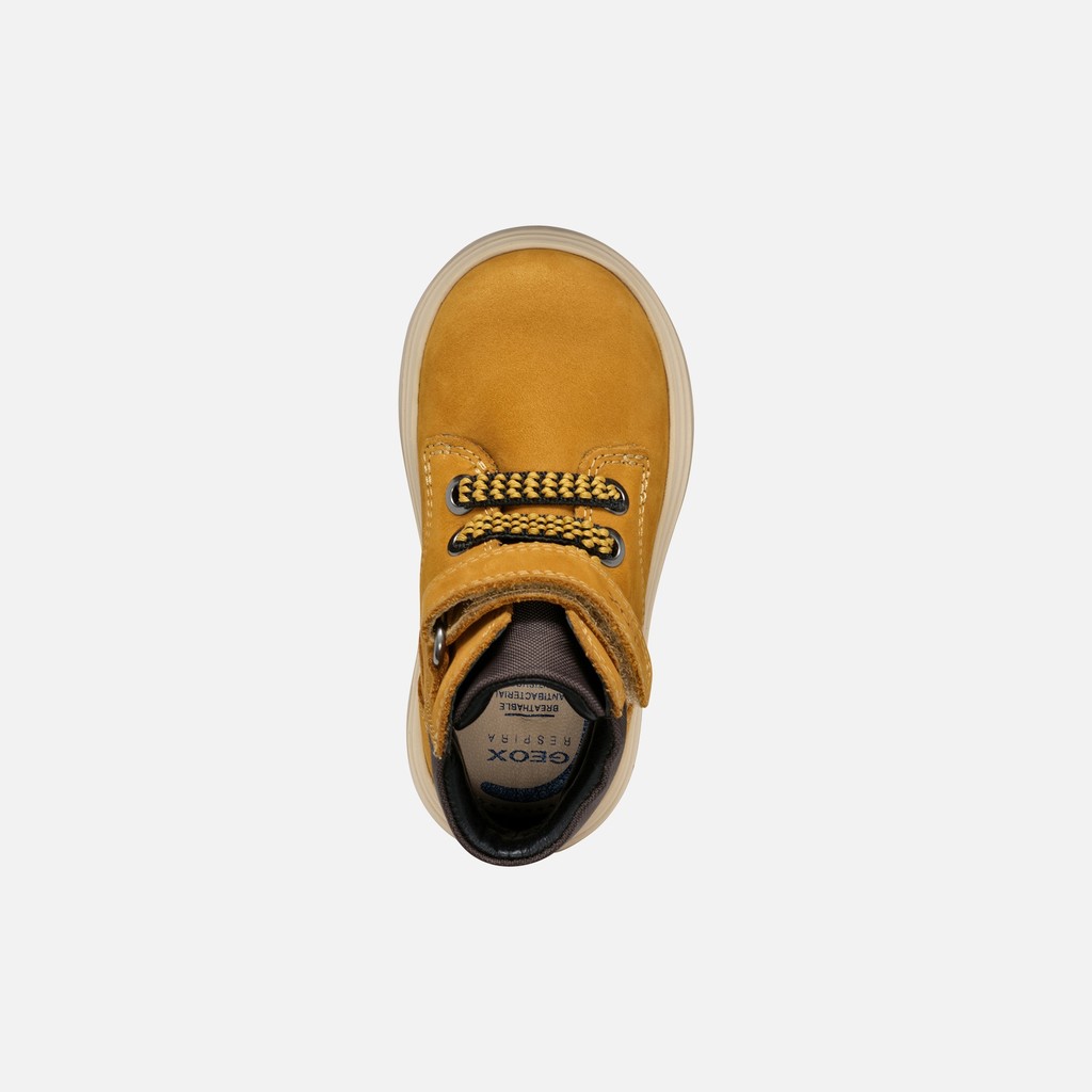 Velcro shoes KIDDARTAH TODDLER BOY Dark Yellow - image number 5 | GEOX