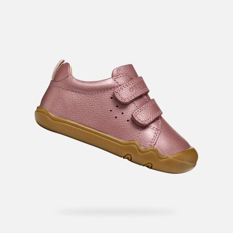 Lightweight and flexible Barefoot shoes STEPPIEUP TODDLER GIRL Dark Rose | GEOX