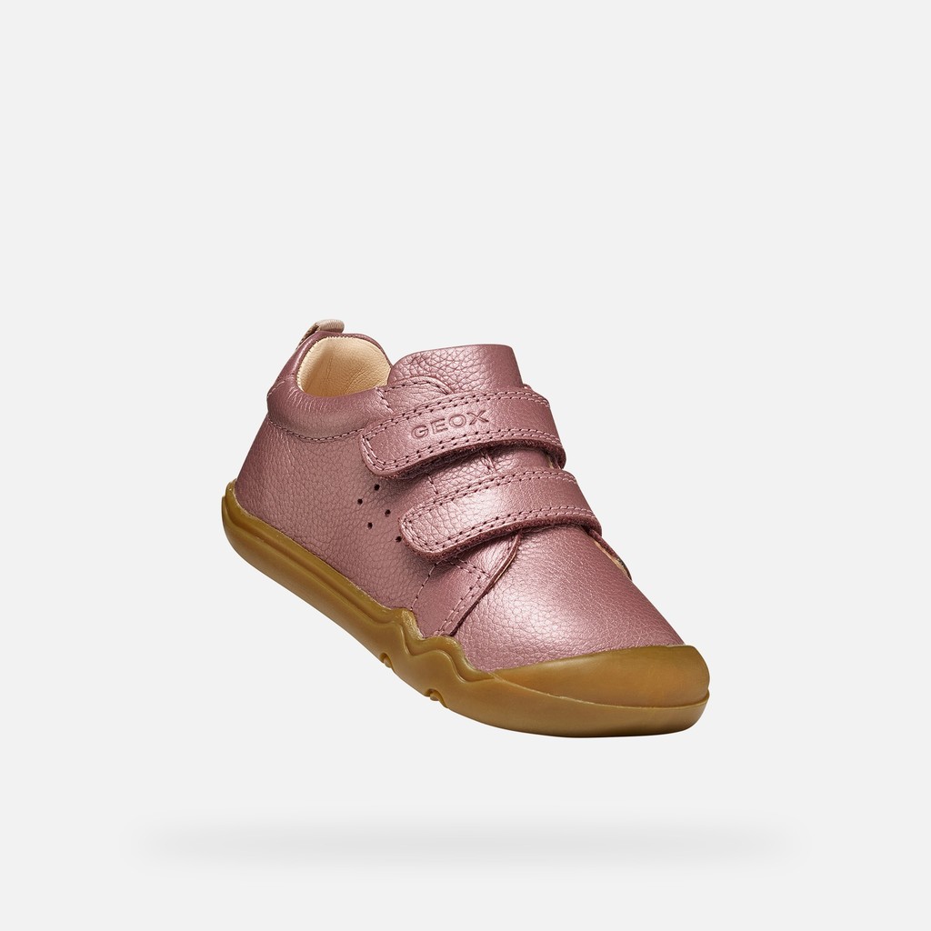 Lightweight and flexible Barefoot shoes STEPPIEUP TODDLER GIRL Dark Rose - image number 4 | GEOX