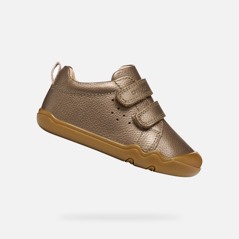 Lightweight and flexible Barefoot shoes STEPPIEUP TODDLER GIRL Smoke Grey | GEOX
