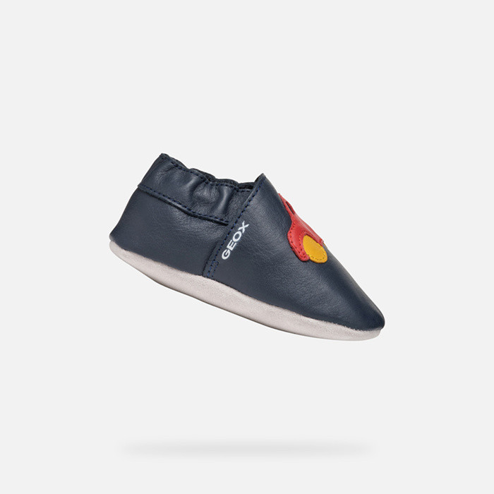Sneakers ohne schnürsenkel GLOVIEDOO BABY Marineblau/Rot | GEOX
