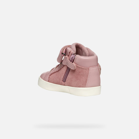 High Top Sneakers KILWI TODDLER GIRL Antique Rose - image number 3 | GEOX