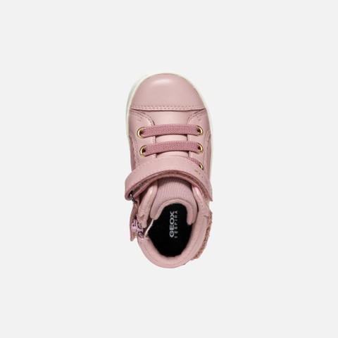 High Top Sneakers KILWI TODDLER GIRL Antique Rose - image number 5 | GEOX