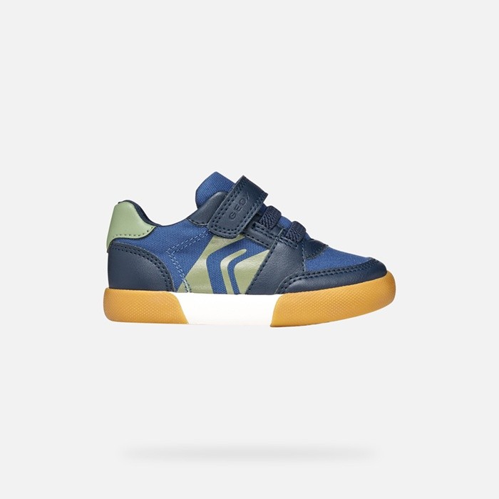 Low top sneakers GISLI TODDLER BOY Navy/Olive | GEOX