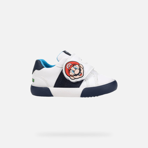 Nintendo Super Mario GISLI TODDLER White/Navy - image number 1 | GEOX