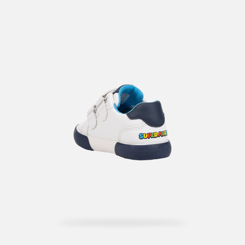 Nintendo Super Mario GISLI TODDLER White/Navy - image number 3 | GEOX