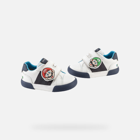 Nintendo Super Mario GISLI TODDLER White/Navy - image number 7 | GEOX