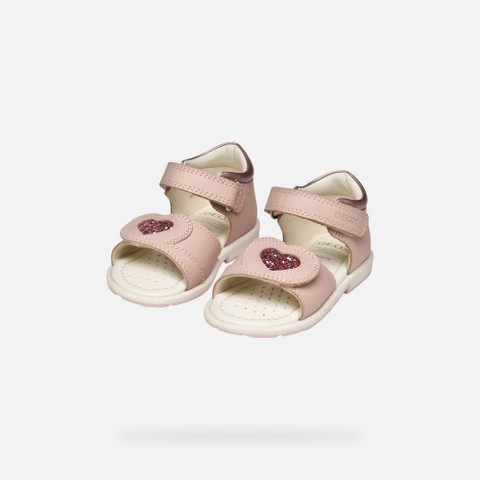 sandals with straps VERRED TODDLER GIRL Light Rose - image number 7 | GEOX