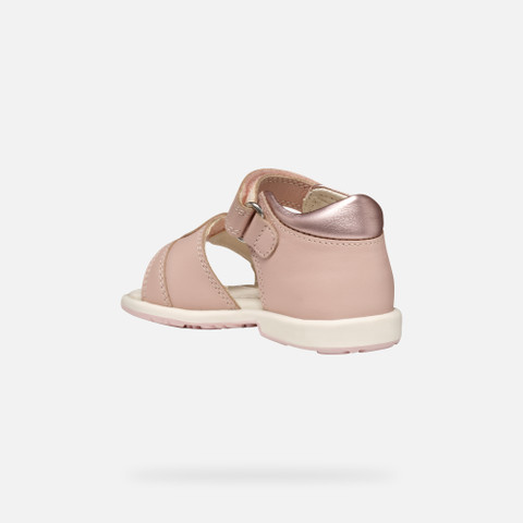 sandals with straps VERRED TODDLER GIRL Light Rose - image number 3 | GEOX