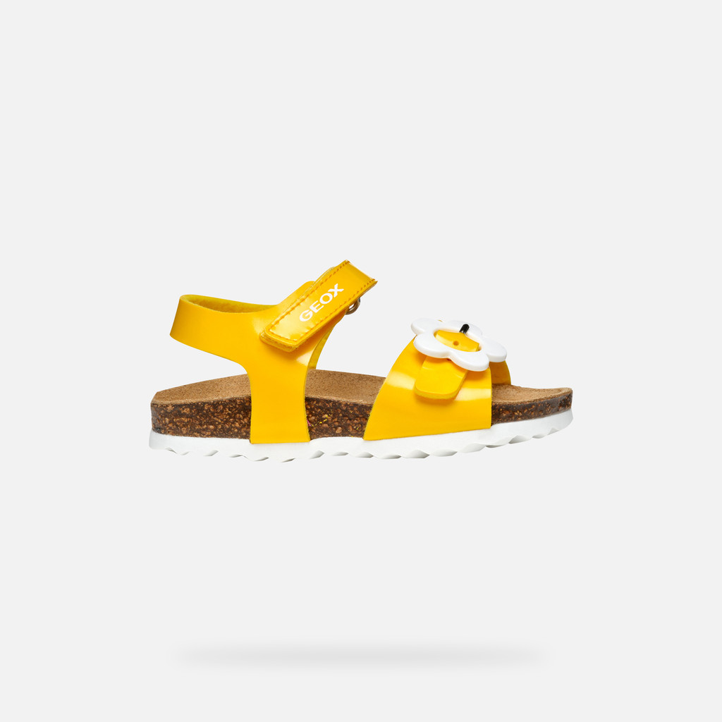 open sandals SANDAL CHALKI TODDLER Yellow - image number 1 | GEOX