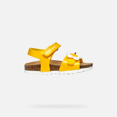 open sandals SANDAL CHALKI TODDLER Yellow - image number 1 | GEOX