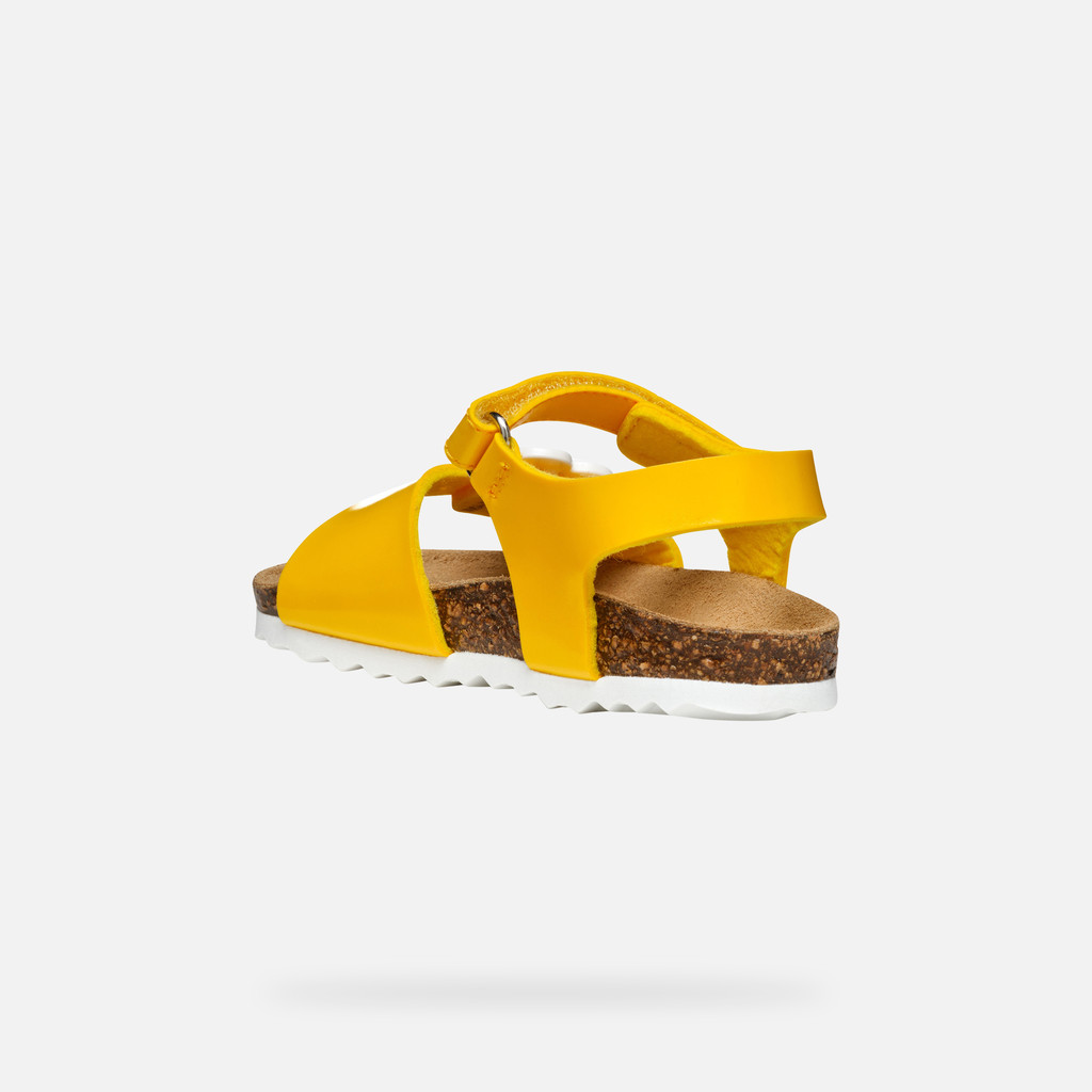 open sandals SANDAL CHALKI TODDLER Yellow - image number 3 | GEOX