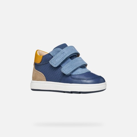 Toddler velcro shoes BIGLIA BABY BOY Denim/Dark sky - image number 2 | GEOX