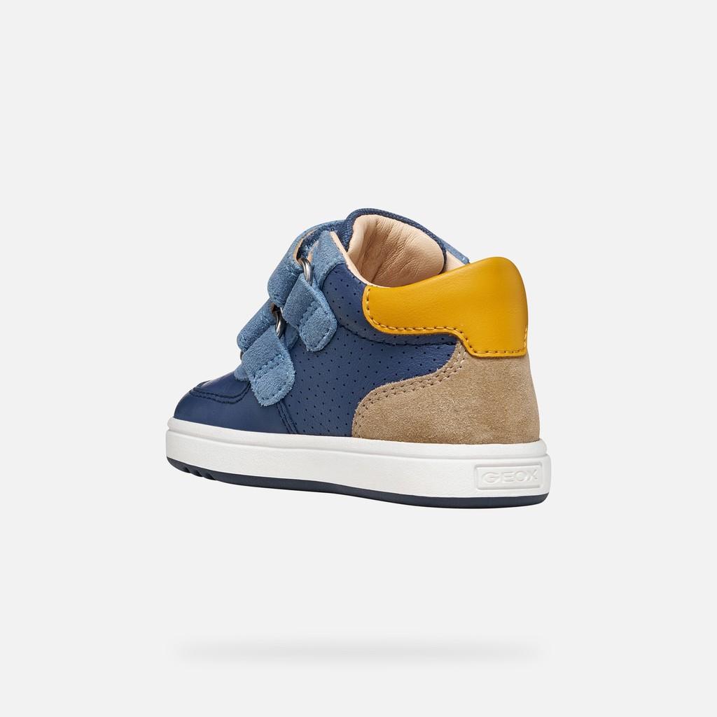 Toddler velcro shoes BIGLIA BABY BOY Denim/Dark sky - image number 3 | GEOX
