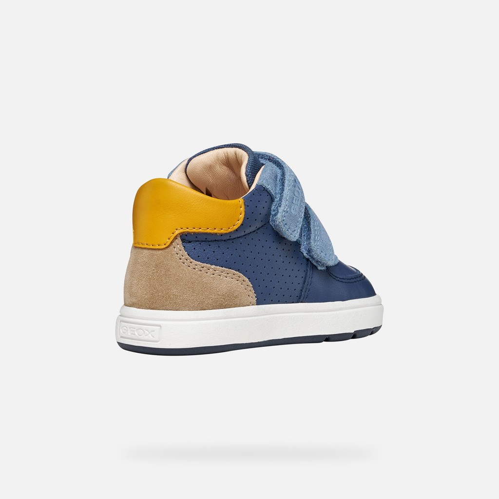 Toddler velcro shoes BIGLIA BABY BOY Denim/Dark sky - image number 4 | GEOX