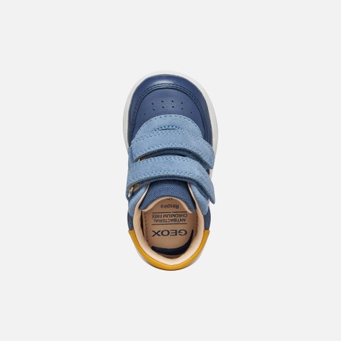 Toddler velcro shoes BIGLIA BABY BOY Denim/Dark sky - image number 5 | GEOX