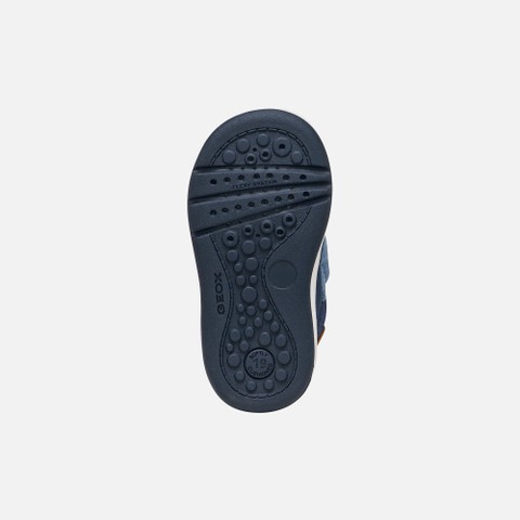 Toddler velcro shoes BIGLIA BABY BOY Denim/Dark sky - image number 6 | GEOX