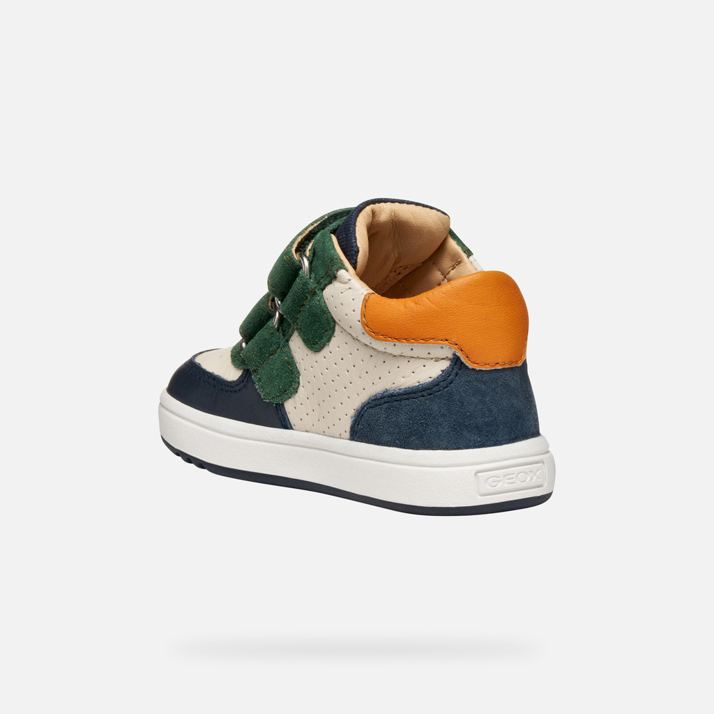 Velcro shoes BIGLIA BABY Ivory/Green - image number 3 | GEOX