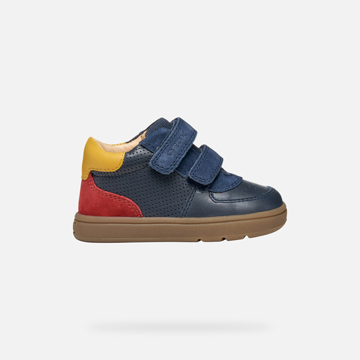 Velcro shoes BIGLIA BABY Navy/Red | GEOX