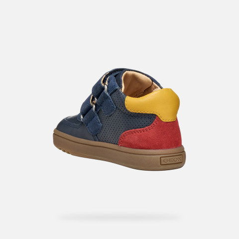 Velcro shoes BIGLIA BABY Navy/Red - image number 3 | GEOX