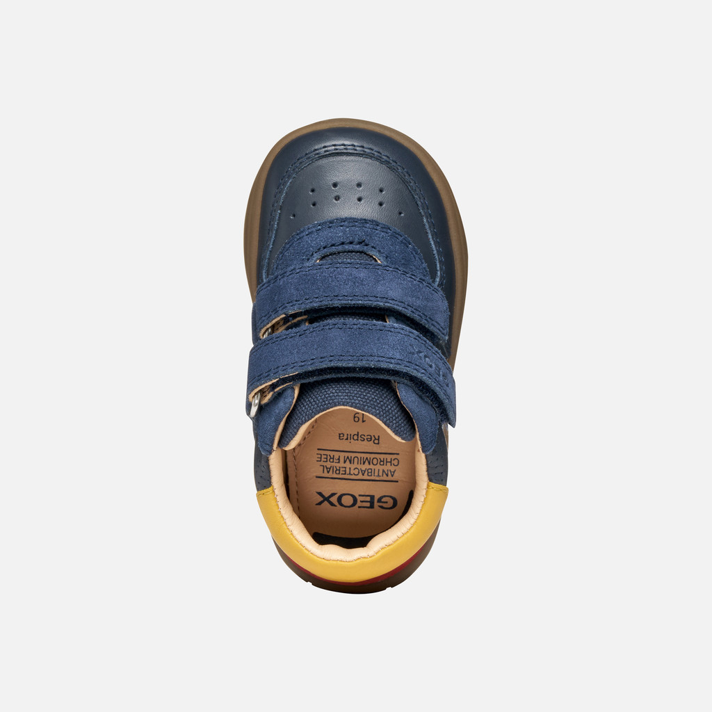 Velcro shoes BIGLIA BABY Navy/Red - image number 5 | GEOX