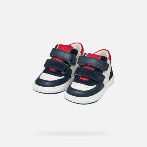 Sneakers with straps BIGLIA BABY White/Navy - image number 7 | GEOX