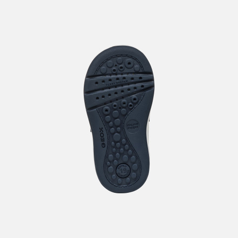 sneakers with straps BIGLIA BABY White/Navy - image number 6 | GEOX