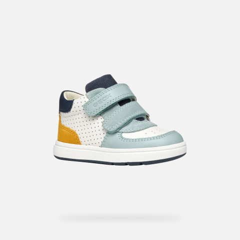 Sneakers with straps BIGLIA BABY White/Sage - image number 2 | GEOX