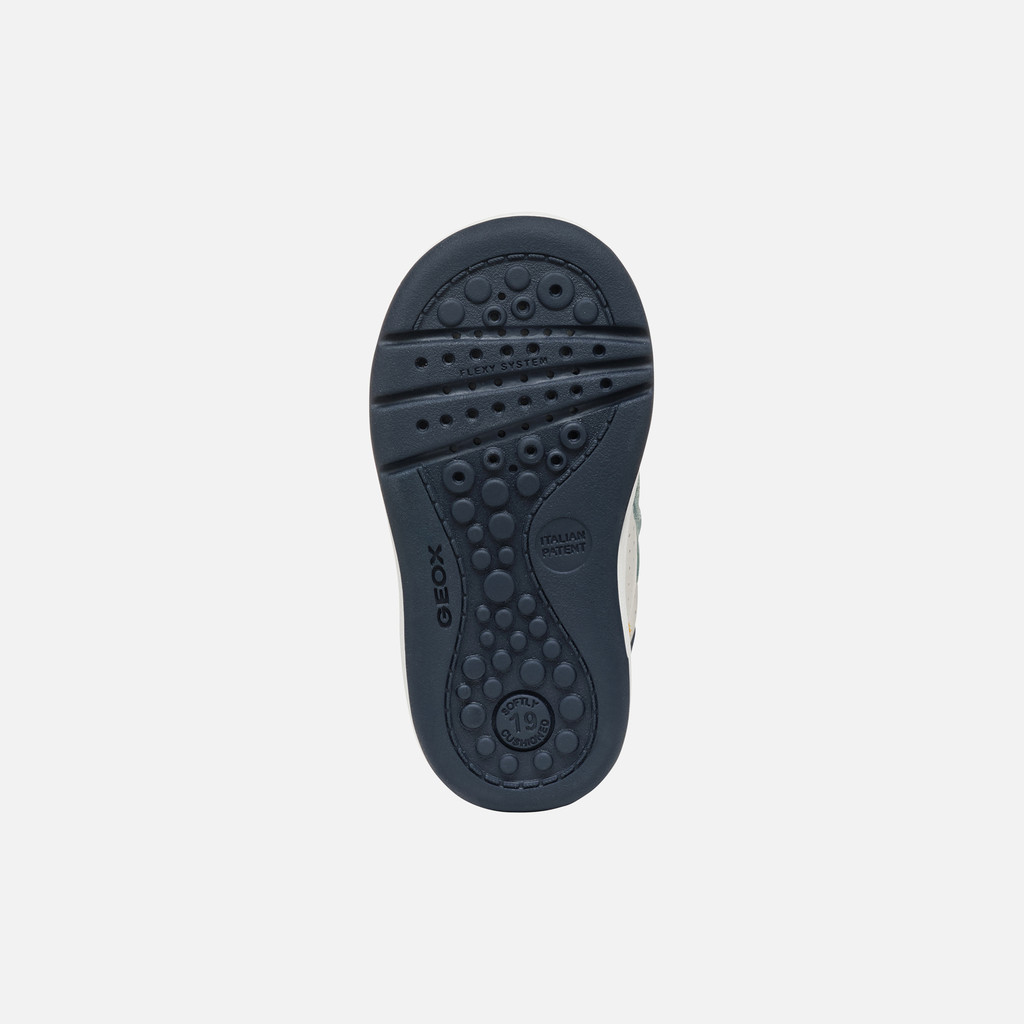 Sneakers with straps BIGLIA BABY White/Sage - image number 6 | GEOX