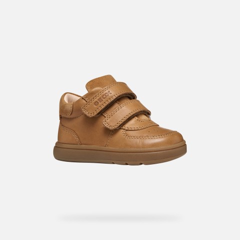 Chaussures b&eacute;b&eacute; scratch BIGLIA B&Eacute;B&Eacute; GAR&Ccedil;ON Cognac - image number 2 | GEOX
