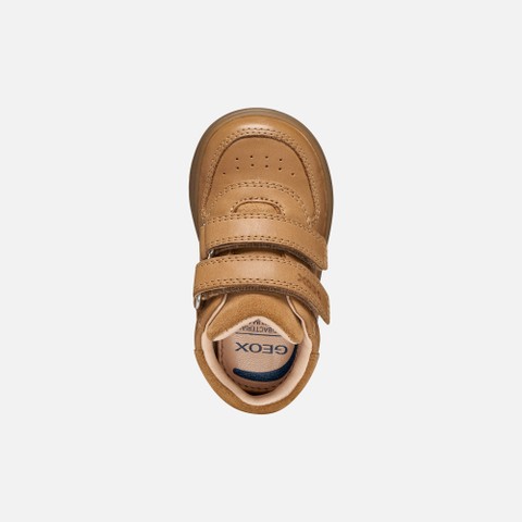 Chaussures b&eacute;b&eacute; scratch BIGLIA B&Eacute;B&Eacute; GAR&Ccedil;ON Cognac - image number 5 | GEOX