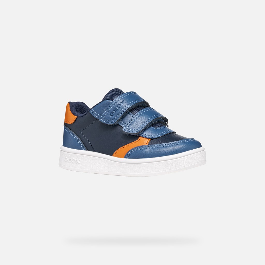 Velcro shoes ECLYPER BABY Navy/Orange - image number 2 | GEOX
