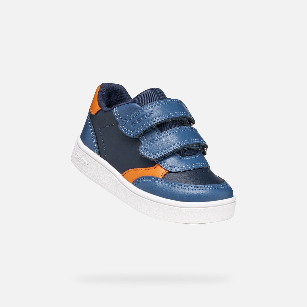 Velcro shoes ECLYPER BABY Navy/Orange - image number 4 | GEOX
